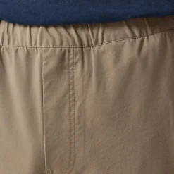 Drawstring pant in stretch cotton blend
