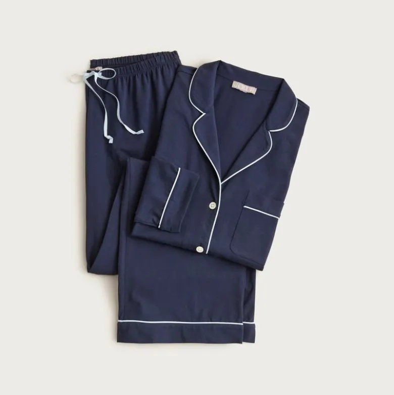Dreamy cotton-blend pajama pant set