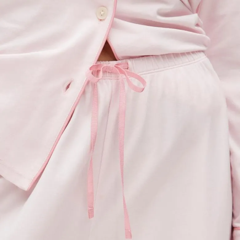 Dreamy cotton-blend pajama pant set