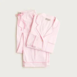 Dreamy cotton-blend pajama pant set