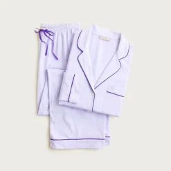 Dreamy cotton-blend pajama pant set