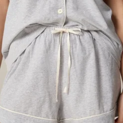 Dreamy cotton-blend pajama short set
