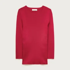 Elbow-sleeve sweater