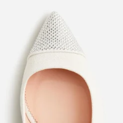 Elsie made-in-Italy slingback pumps with crystals