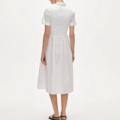 Elsie shirt-dress in cotton poplin