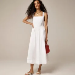 Embroidered apron dress
