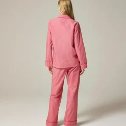End-on-end cotton long-sleeve pajama set
