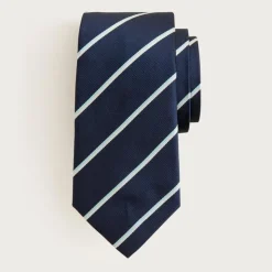 English silk striped tie