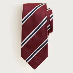 English silk striped tie