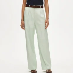 Essential wide-leg pant in Gramercy linen blend