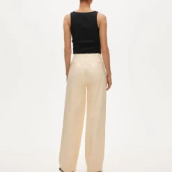 Essential wide-leg pant in Gramercy linen blend
