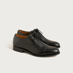 Essex cap toe oxfords in leather