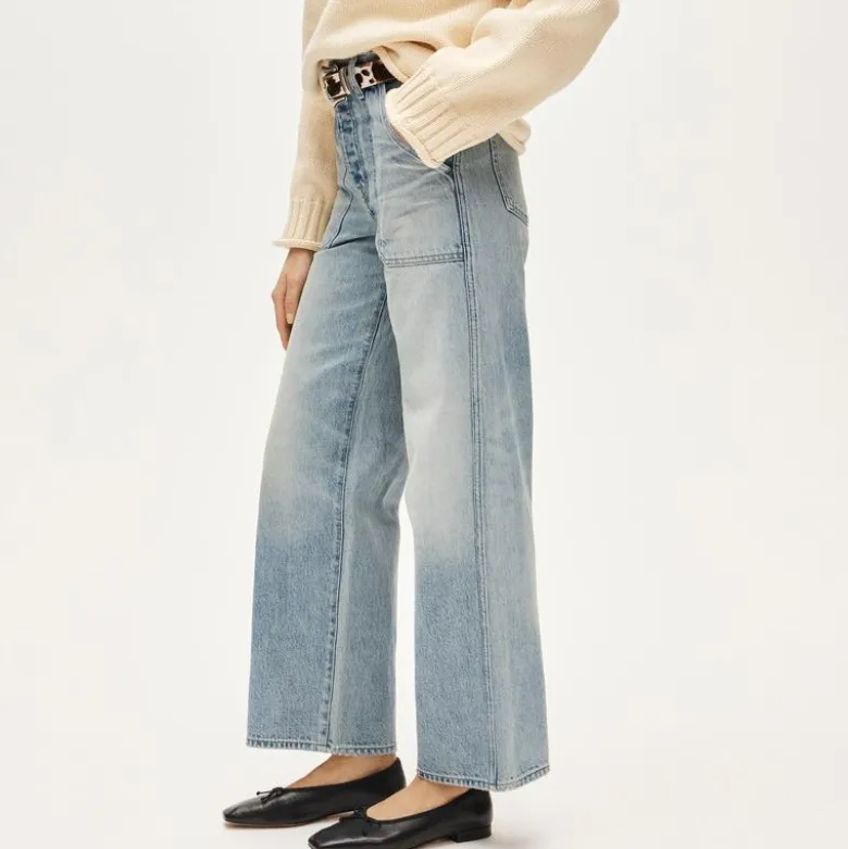 Everyday wide-leg ankle jean in rigid