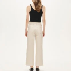 Everyday wide-leg ankle jean in semi-stretch