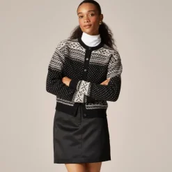 Fair Isle cardigan in vintage wool