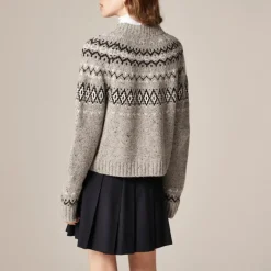 Fair Isle cardigan in wool blend