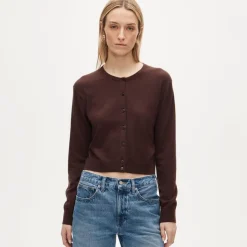 Featherweight cashmere cardigan