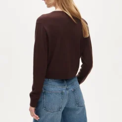 Featherweight cashmere cardigan