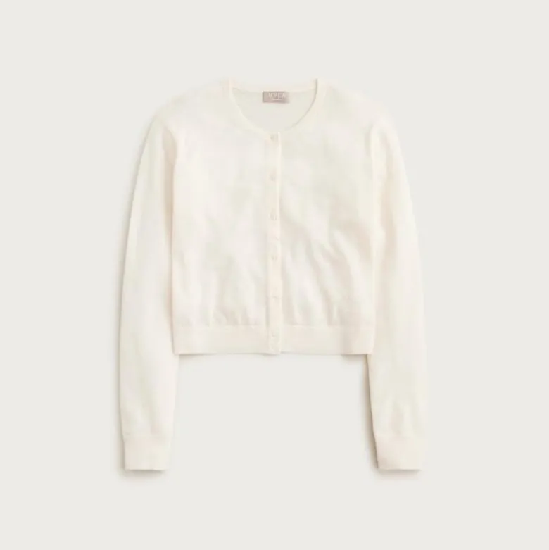 Featherweight cashmere cardigan