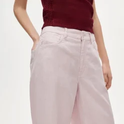 Five-pocket pant in linen blend
