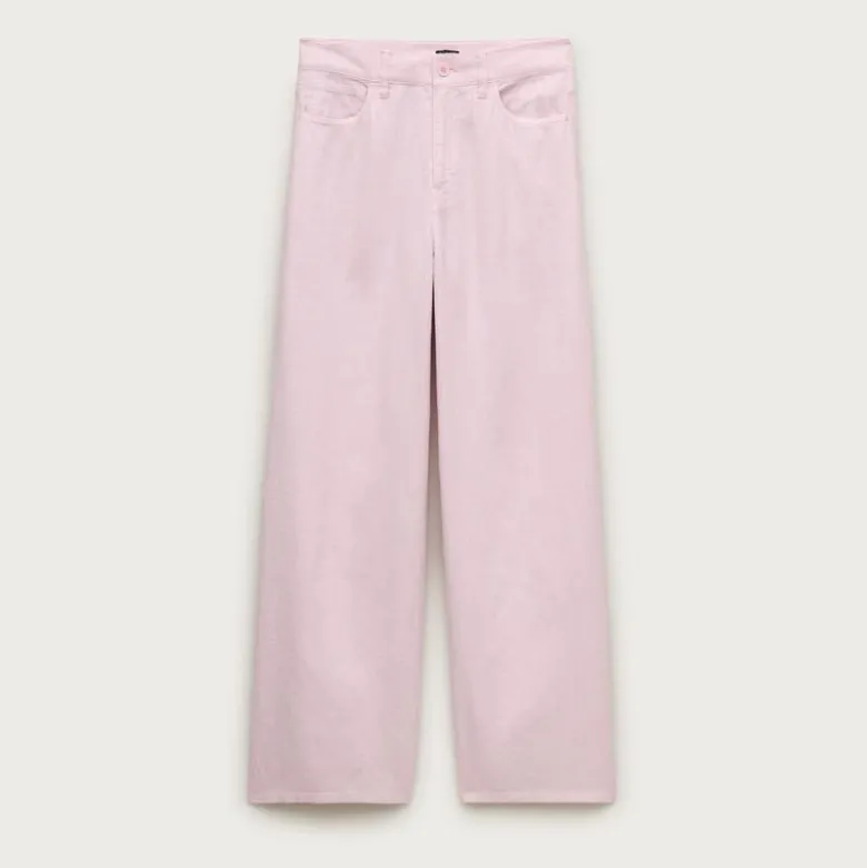 Five-pocket pant in linen blend