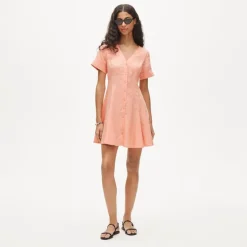 Fleur mini dress in linen