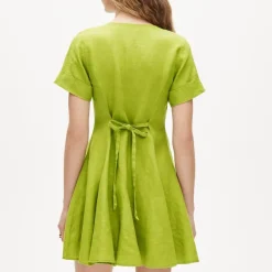 Fleur mini dress in linen