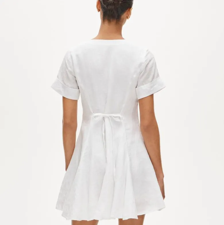 Fleur mini dress in linen