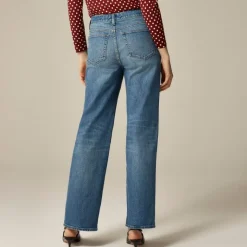 Full-length slim-wide jean
