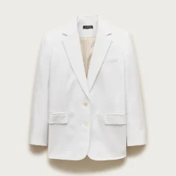 Gamine blazer in Gramercy linen blend