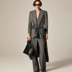 Gamine blazer in Italian studio wool blend