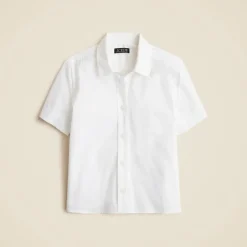 Gamine shirt in cotton poplin