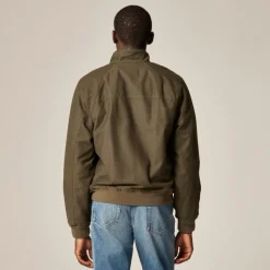 Garment-dyed Harrington jacket