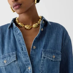 Garçon classic chambray shirt in Neela wash