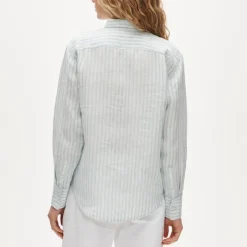 Garçon classic shirt in striped linen