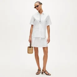 Garçon short-sleeve shirt in cotton poplin