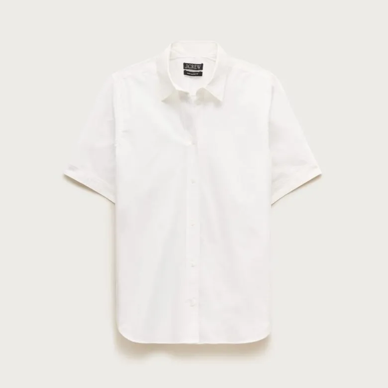 Garçon short-sleeve shirt in cotton poplin