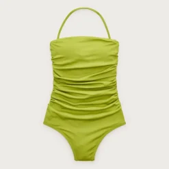 Gemma ruched bandeau one-piece