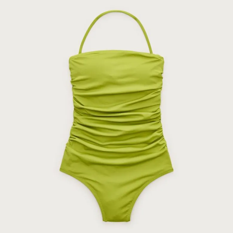 Gemma ruched bandeau one-piece