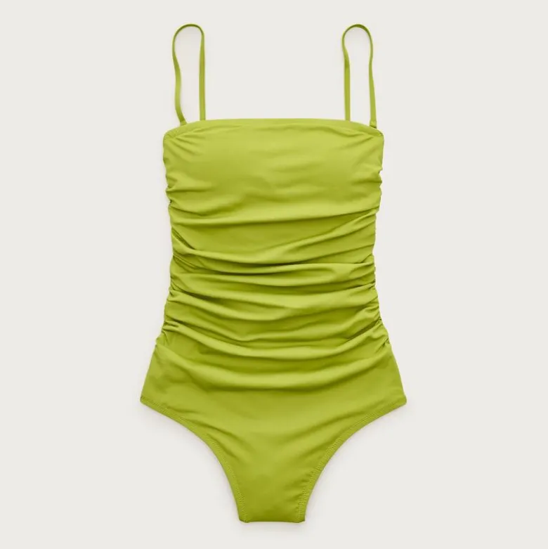 Gemma ruched bandeau one-piece