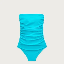Gemma ruched bandeau one-piece