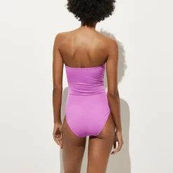 Gemma ruched bandeau one-piece