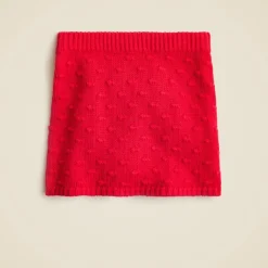 Girls' bobble sweater-skirt in cotton blend