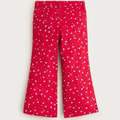 Girls' cherry chino trouser