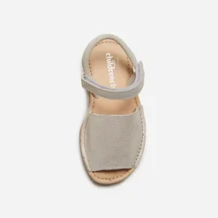 Girls' Childrenchic® leather shimmer sandals