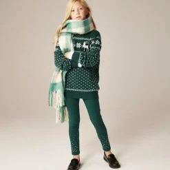 Girls' everyday leggings with hotfix crystals