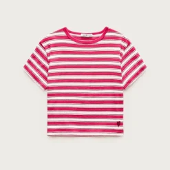 Girls' everyday T-shirt in vintage jersey