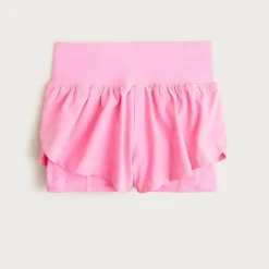 Girls' flutter short in performance jersey