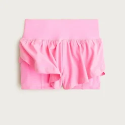 Girls' flutter short in performance jersey