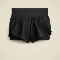 Girls' flutter short in performance jersey